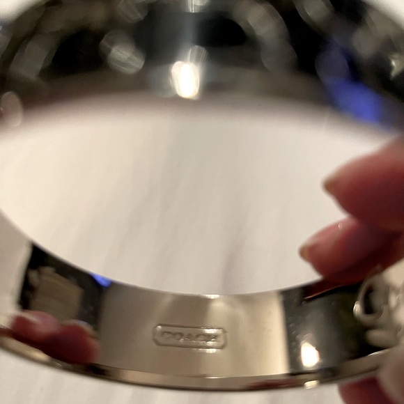 COACH Bangle with Signature Cs - black/silver - Picture 4 of 5